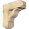 Ekena Millwork Funston Craftsman Rough Sawn Bracket w/ Offset Brace, Douglas Fir, 8"W x 22"D x 22"H BKT0806X22X22FST04RDF - alternate 1